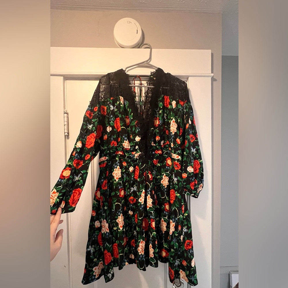 Anthropologie Lacy V-Neck Mini Dress size 18w - Picture 8 of 10